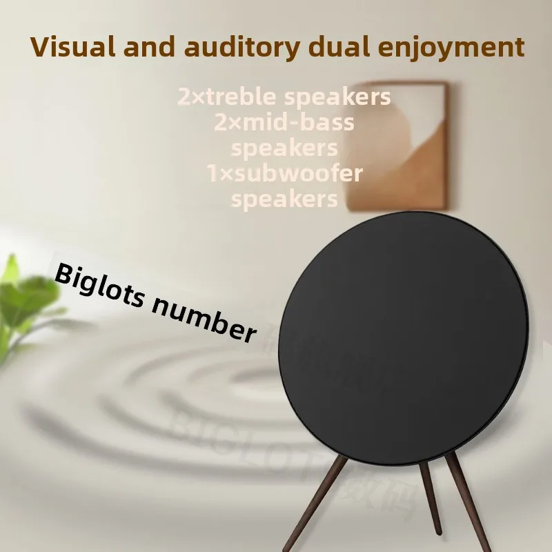UFO Bluetooth Speaker with Powerful Bass and LED Atmosphere Light for Living Room