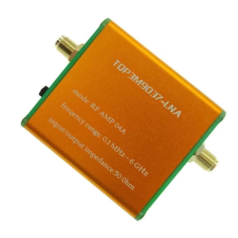 Full-Band Preamplifier Supports 100k-6GHz Ultra-wide Frequency Band Full-Band HF FM VHF UHF RF Amp Preamplifier Ultra-Low Noise