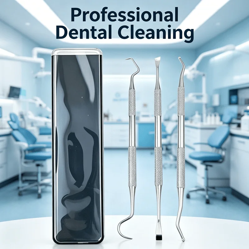 Practical Home Dental Cleaning Kit Multi Functional Teeth Care Tools Comfortable Grip Perfect For Personal Daily Oral Care