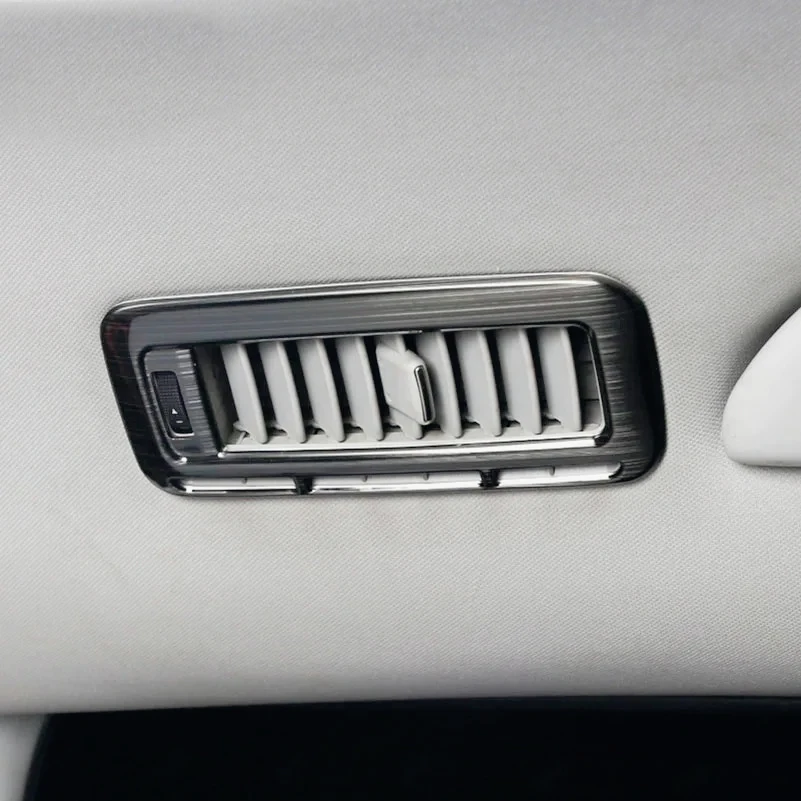 

4pc For VW Sharan 2012-2018 Roof Air Conditioning Outlet Decorative Frame Stainless Steel