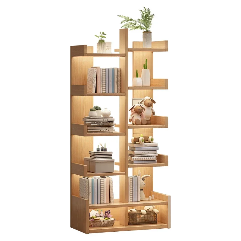 

Bookshelf Modern Simple Creative Bookcase Home Student Storage Floor Cabinet Multi-layer Living Room TV Shelf