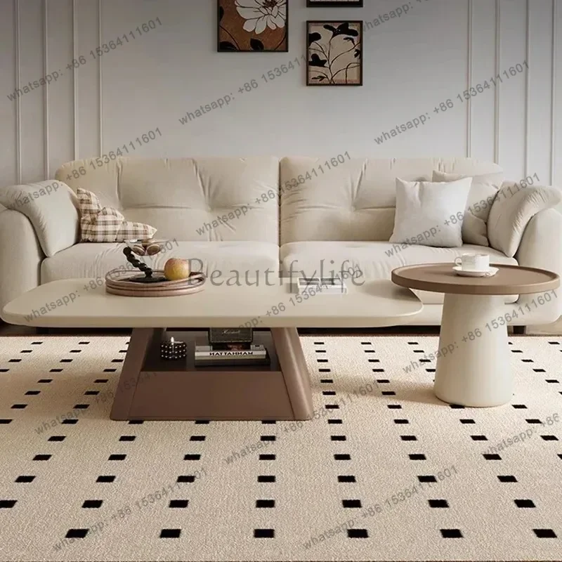Cheap Wood Coffee Table Designer Creative Antique Simple Unique Minimalist Irregular Side Table Aesthetic Mesas