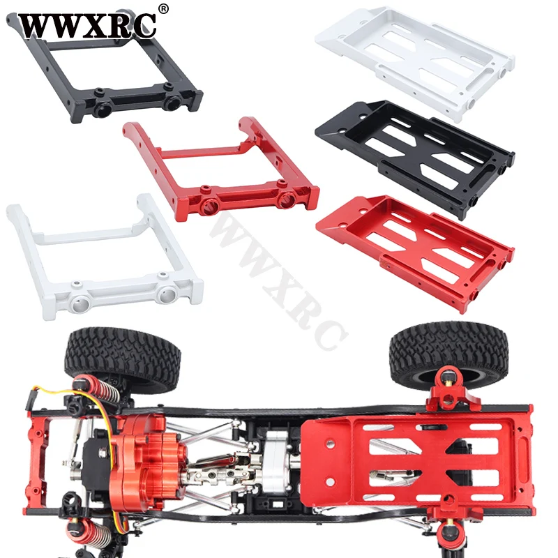 

CNC Metal Bumper Mount Chassis Brace Set Battery Tray for 1/12 MN MN86 MN86S MN86KS MN128 4WD G500 Crawler RC Car Modified Parts