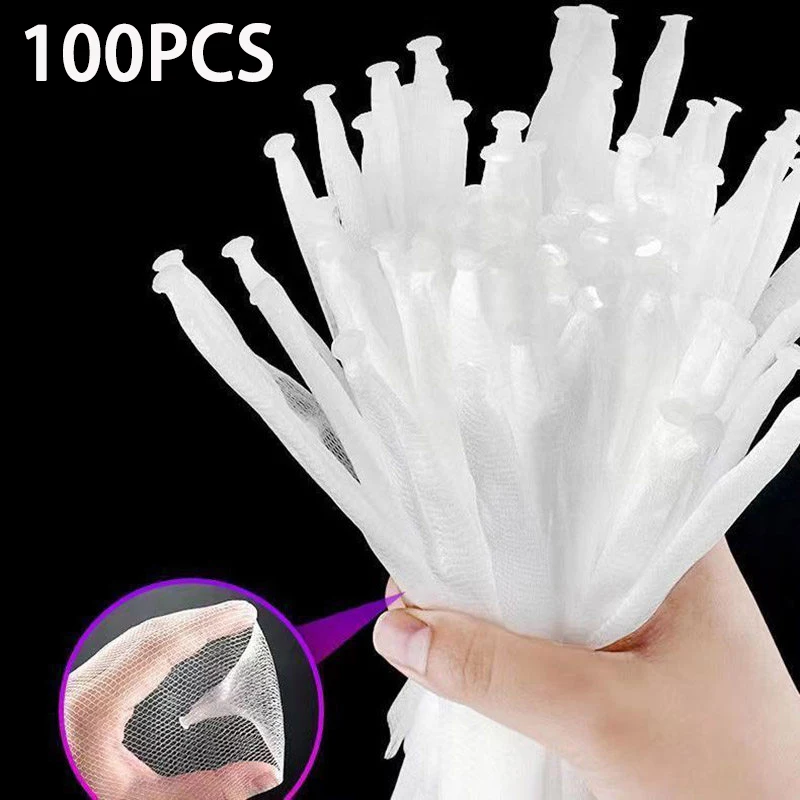 30/500Pcs Disposable Kitchen Sink Filter Sewer Drain Anti-blocking Garbage Bag Pool Leak Mesh Bag Mesh Strainer Sink Garbage Net