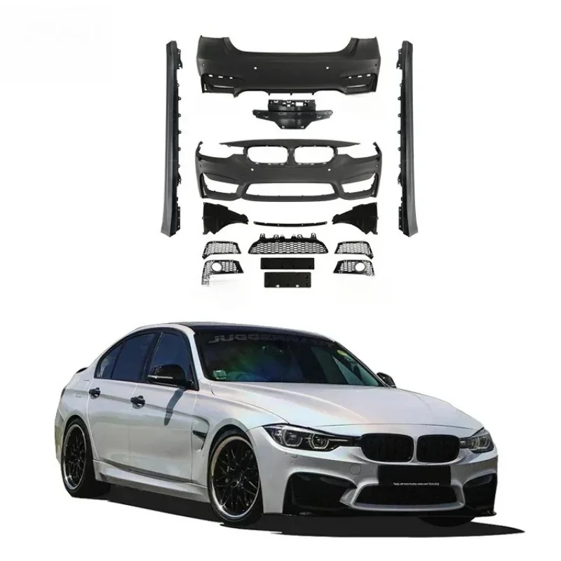 

Car Parts Auto M3 Style Body Kit 3 Series F30 F35 2013-2019 PP Material car bumper front rear Side Skirts