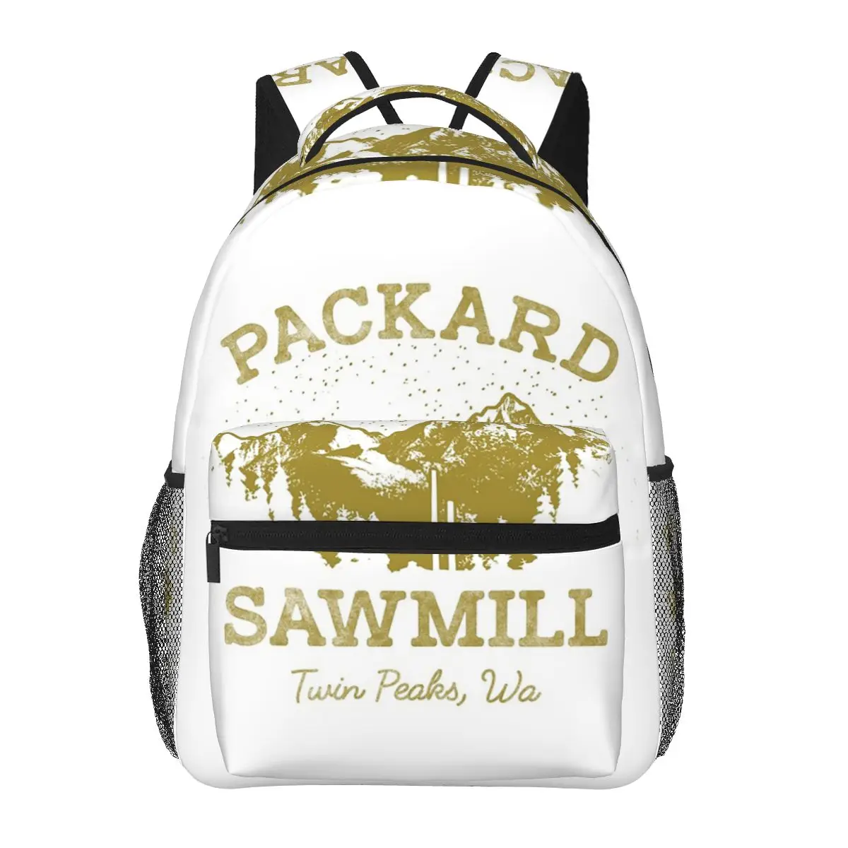 Twin Peaks Where Pies Go Die On A Plate Backpacks Boys Girls Bookbag Students School Bags Cartoon Travel Rucksack Shoulder Bag