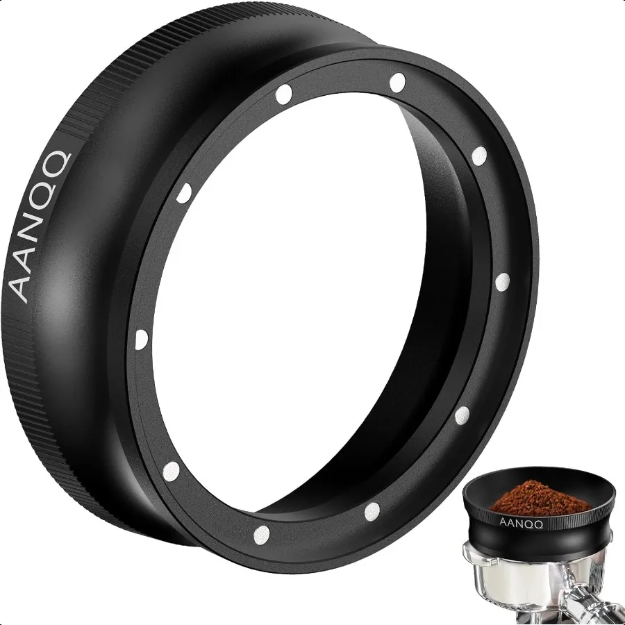 

58mm Magnetic Dosing Funnel: Espro Funnel for 58mm Portafilter Lightweight Espro Accories Coffee Dosing Ring with 10 Powerful M