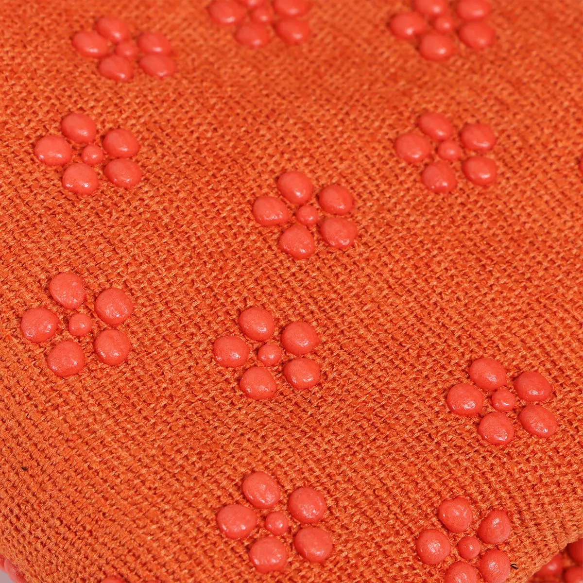 1Pcs Yoga Mat Non Slip Plum Shape PVC Particle 183x61cm Lightweight Pilates Blanket Fitness Exercise Orange Yoga Mat