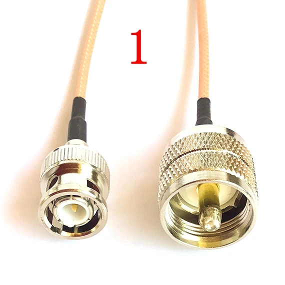 PL259 SO239 SL16 UHF To BNC Q9 Male Female with Nut&O-ring Water Proof PL259 SO239 UHF To BNC Crimp for RG316 Coaxi Cable 50Ohm