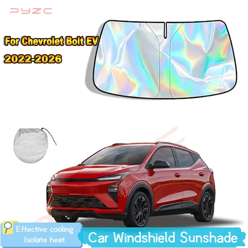 For Chevrolet Bolt EV  2022-2026 2025 Car Windshield Sunshade Cover Front Window Sun Shade Visor Auto Interior UV Protection