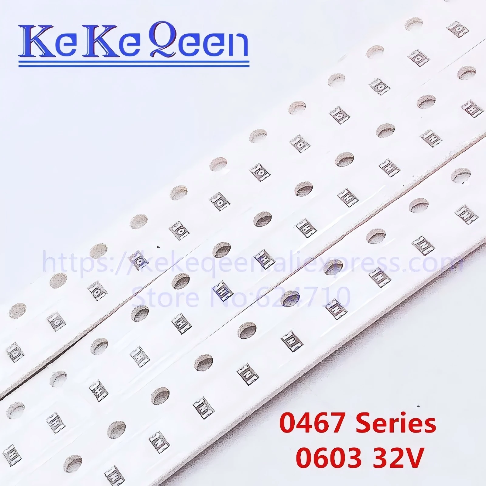 100PCS LF 046701.5NRHF SMD 0603 32V Fast Acting Surface Mount Fuse 0467 0.25A 0.375A 0.5A 0.75A 1A 1.5A 2A 5A 046701.5 Marking K
