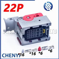 22 Pin ECU Computer board 22327072 21965284 Transmission Clutch Housing Solenoid Valve Plug 2-1823441-3 For VOLVO RENAULT TRUCK