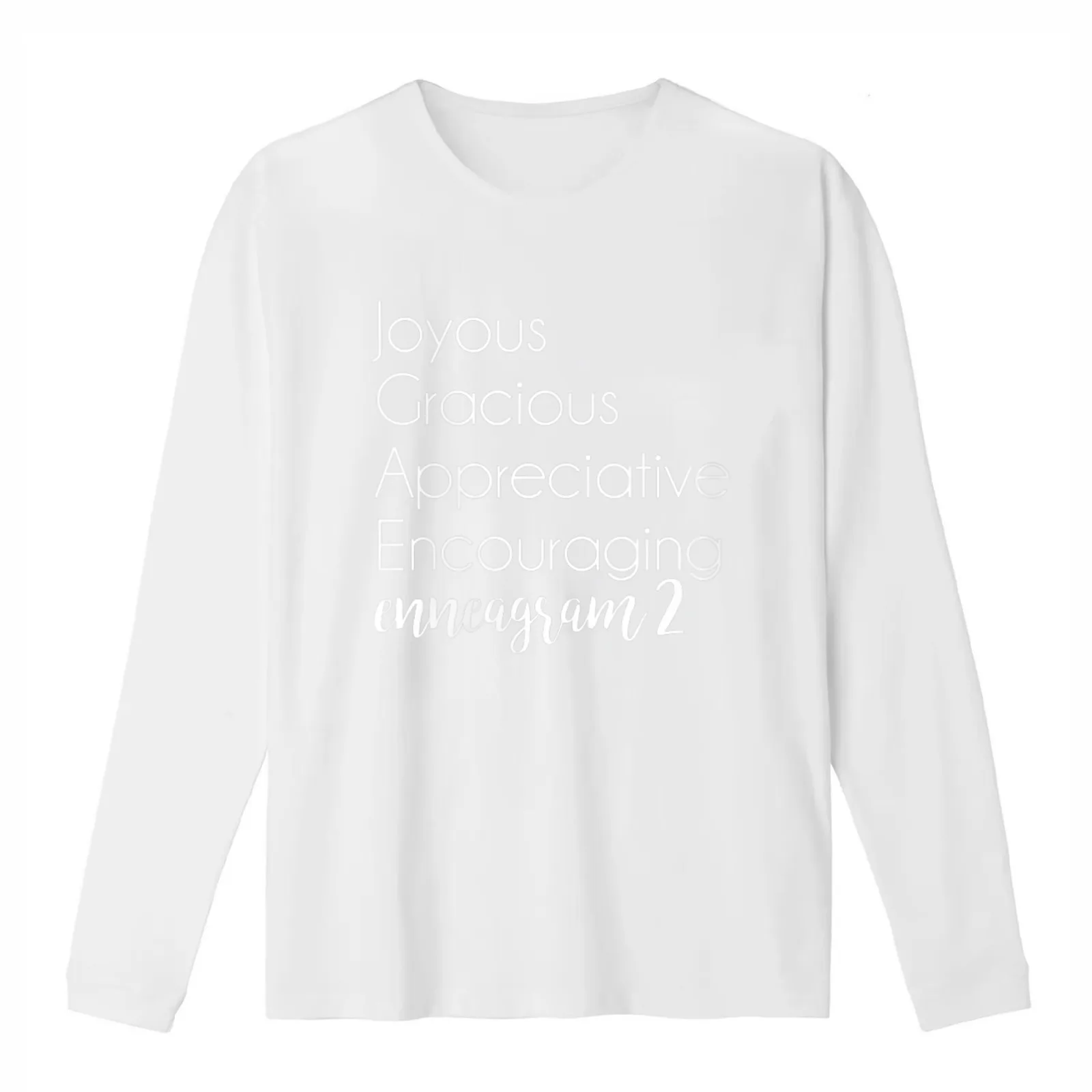 Womens Enneagram Type 2 Helper Alternative V-Neck T-Shirt Summer Casual Cotton Tee Oversized Streetwear Tops Unisex Men Women