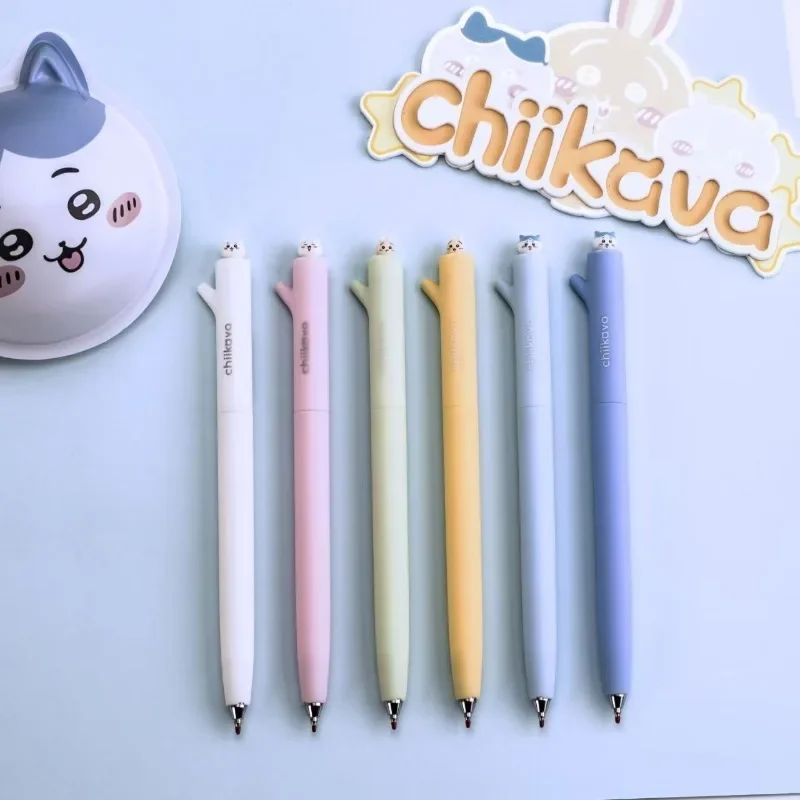 Nowy chiikawa Hachiware Usagi animacja peryferyjna kreatywna kawaii uroczy uczeń specjalny szybkoschnący czarny długopis żelowy o wysokiej wartości