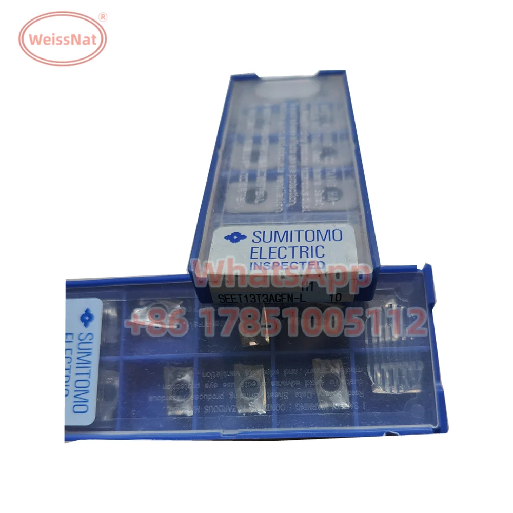 

SUMITOMO SEET13T3AGFN SEET13T3AGFR H1 ACK300 ACP200 T250A Carbide Insert SEET Inserts