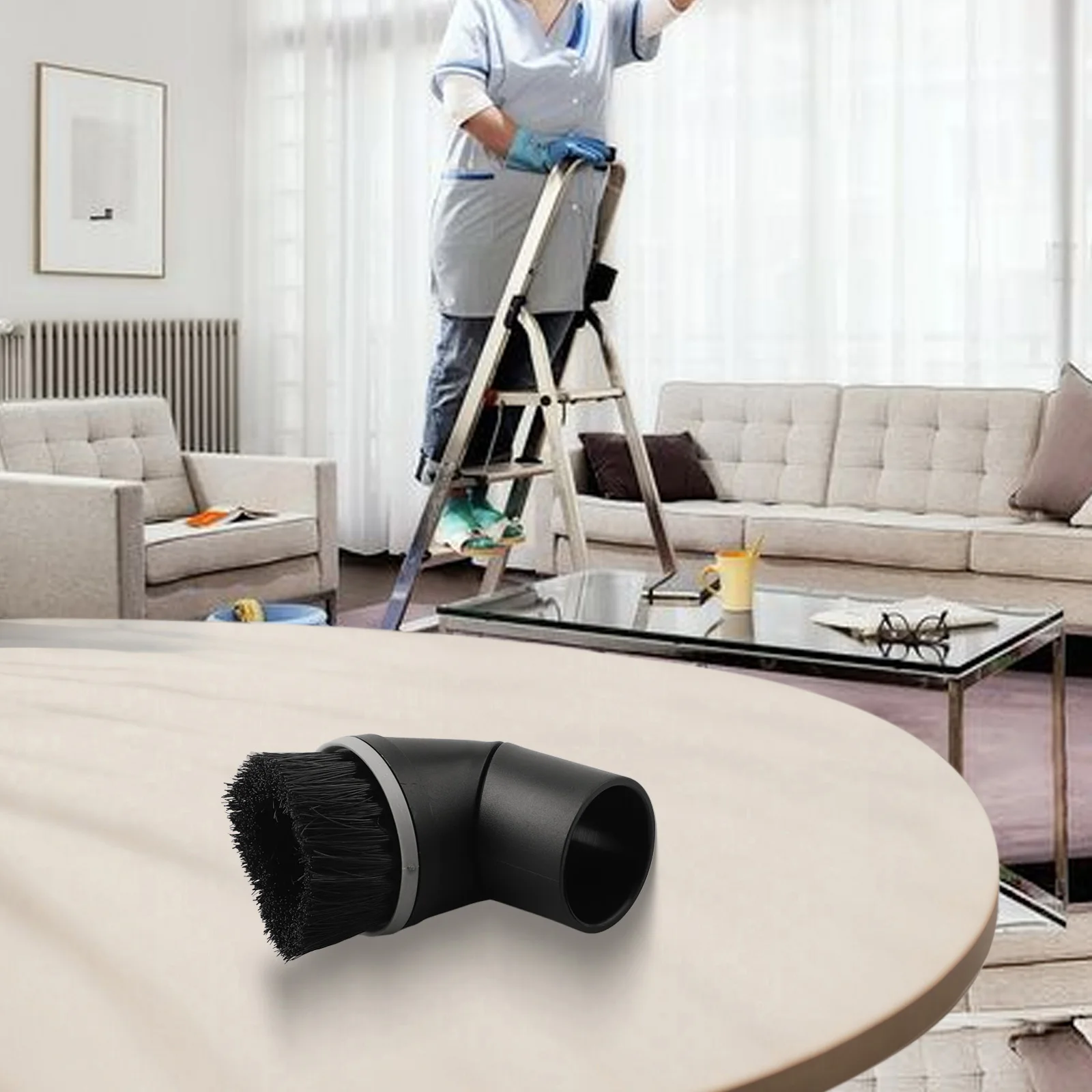 35mm Connection Dust Brush For Miele For Karcher For Siemens For Bosch Furniture Nozzle Swivel Joint Vacuum Accessory