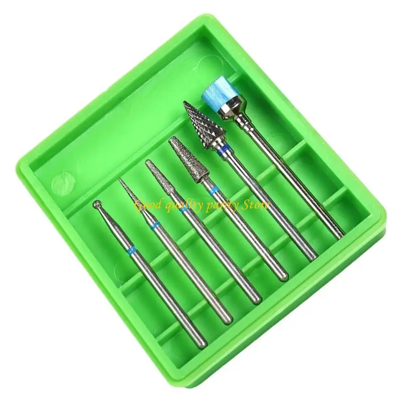 M4YA Tool Electric Manicure Brill Bits Bits Multifurize Pieces Stoping Storage Case armazenamento