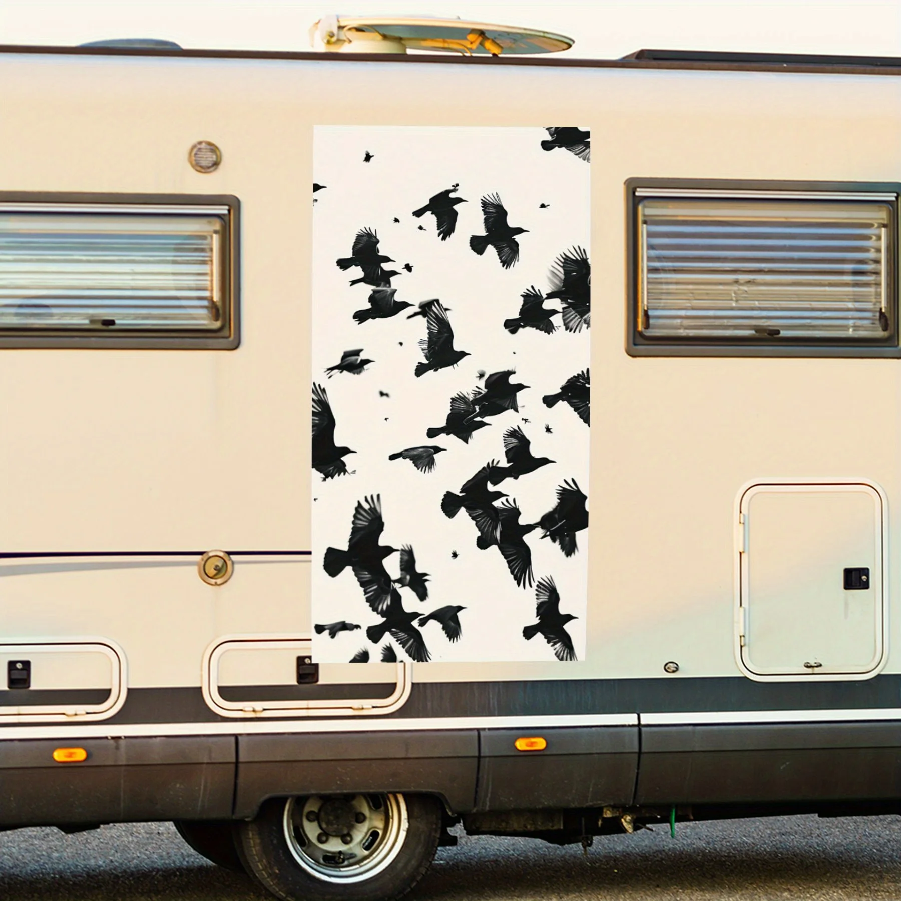 

Автомобильная наклейка Grand Flock of Birds, виниловые наклейки для дома с мотором для украшения и защиты-водостойкая самоклеящаяся виниловая наклейка, Ma