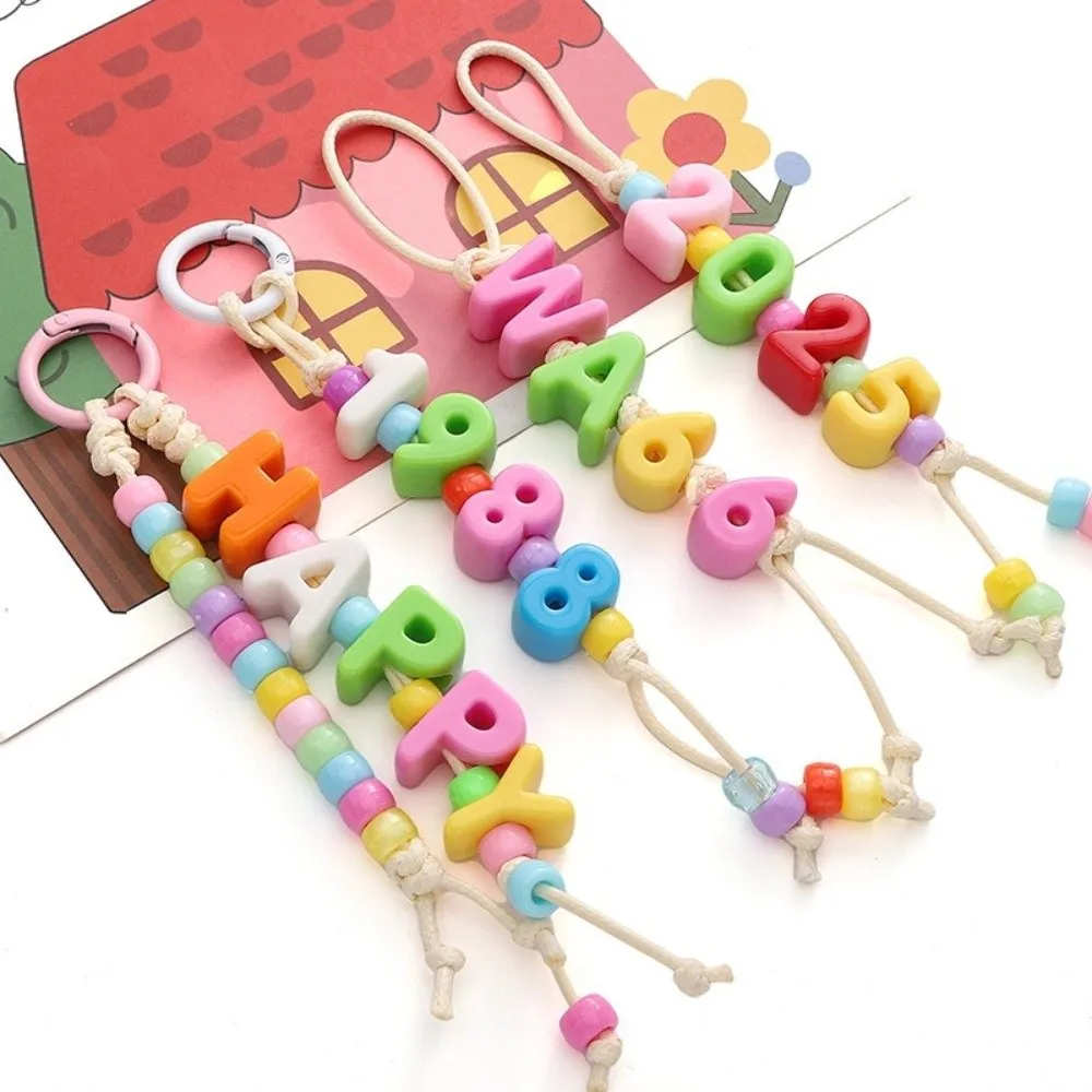 10PCS Colorful 26 Letter Beads Mixed Color Letter English A-Z Loose Beads Big Hole DIY DIY Jewelry Making Kit