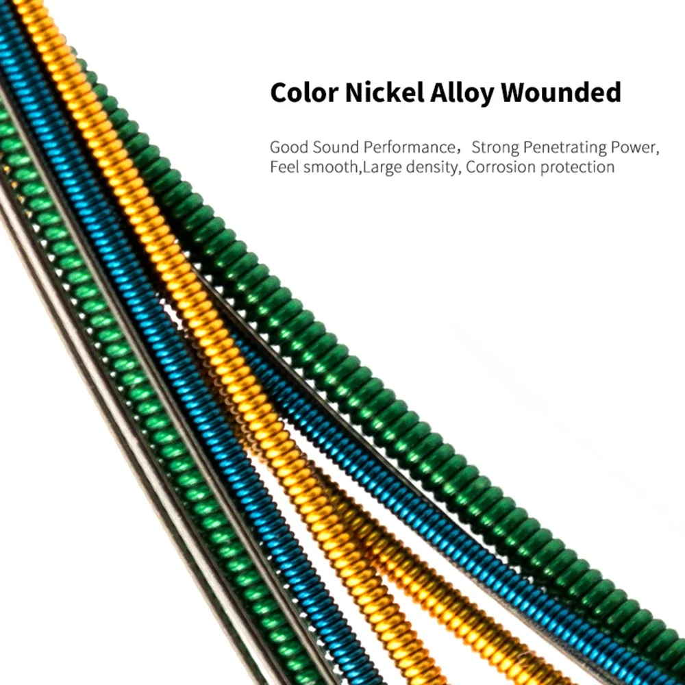 Orphee 1/10 مجموعة سلاسل الغيتار الكهربائي RX15C قوس قزح الملونة متعدد الألوان سلاسل الغيتار ل أجزاء الغيتار الكهربائي الملحقات