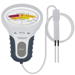 2 in 1 PH Chlorine Meter Tester PC-101 PH Tester Chlorine Water Quality Testing Device CL2 Measuring For Pool Aquarium