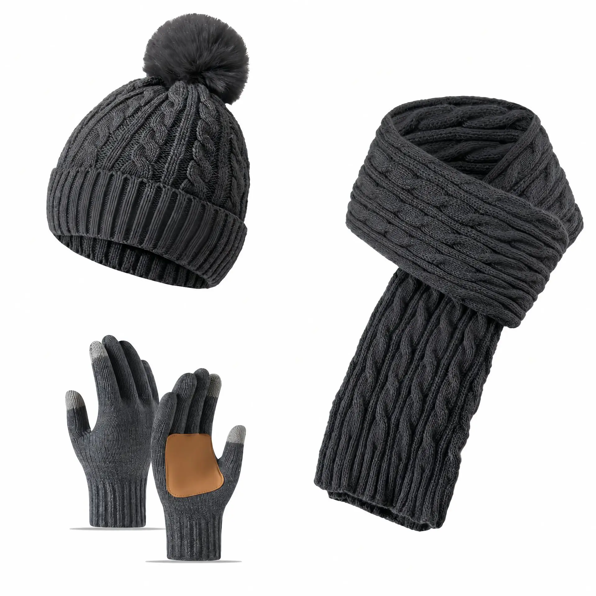 ensemble-de-3-pieces-bonnet-d’hiver-chaud-echarpe-et-gants-tactiles-pour-femmes-ensemble-tricote-bonnet-a-pompon-cadeaux-de-noel