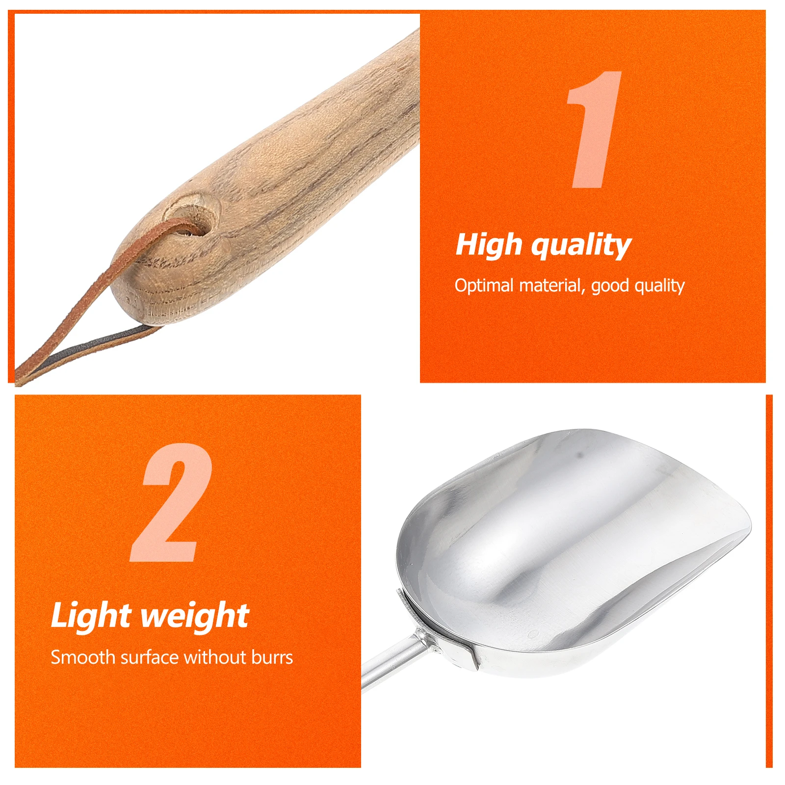 

Gardening Tools Small Shovels Soil Loose Spades Vegetable Transplanting Trowels Durable Stainless Steel Wood H Planting