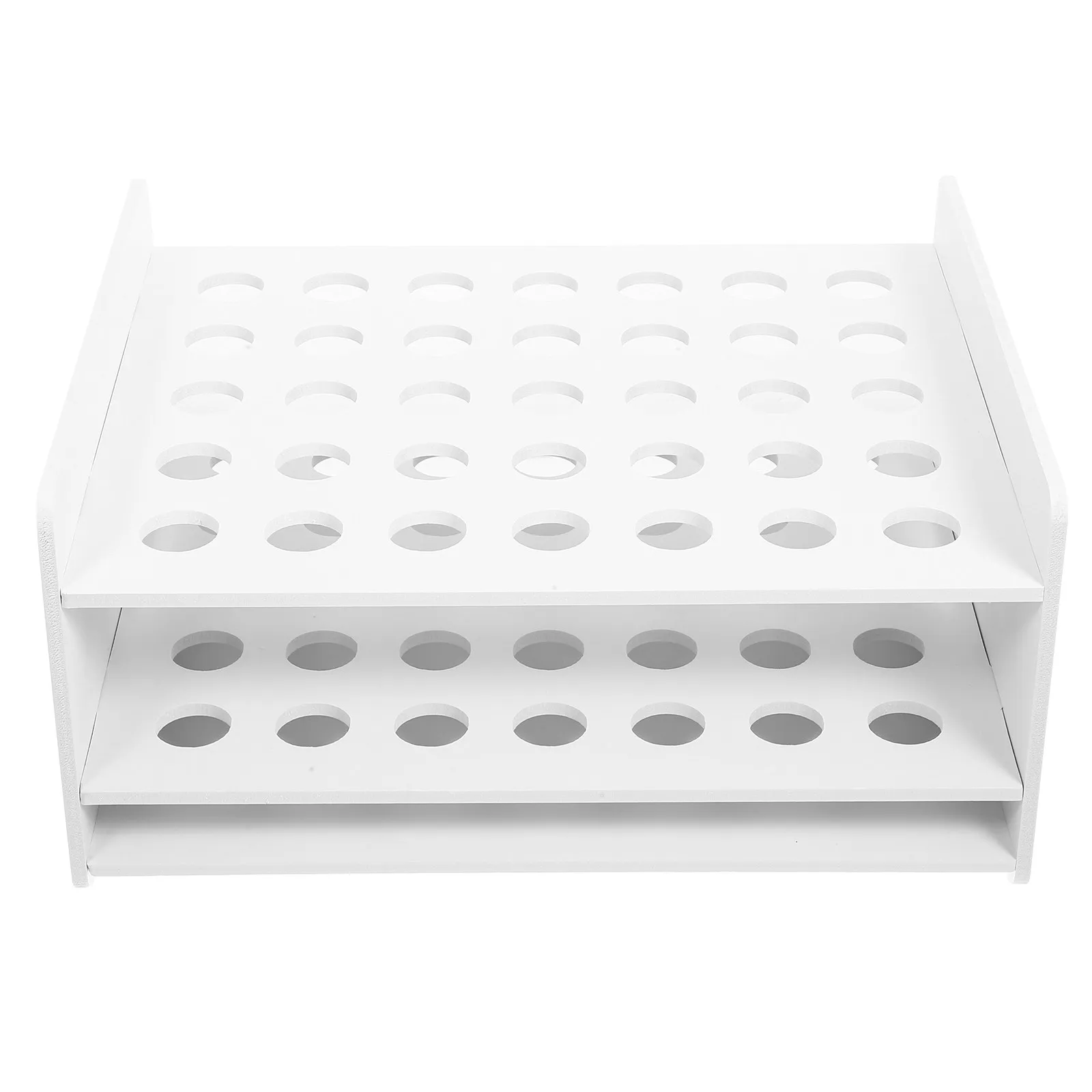 

Plastic Scissor Organizing Rack Desktop Holder with Smooth Edges Multipurpose Scissors Storage Rack Test Tube Holder for School