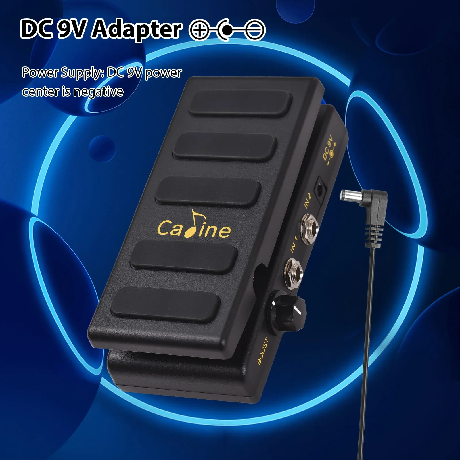 Caline CP-31P Guitar Volume Boost Effect Pedal Dual Channel Volume Pedal Effects Electric Guitar Bass Guitar Parts & Accessories