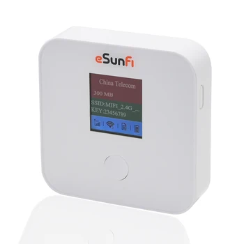 ESunFi eSIM 모바일 핫스팟 와이파이, SIM 카드 미포함, 4G LTE 포켓 무선 라우터, 해외 여행용, 200 + 국가 작업