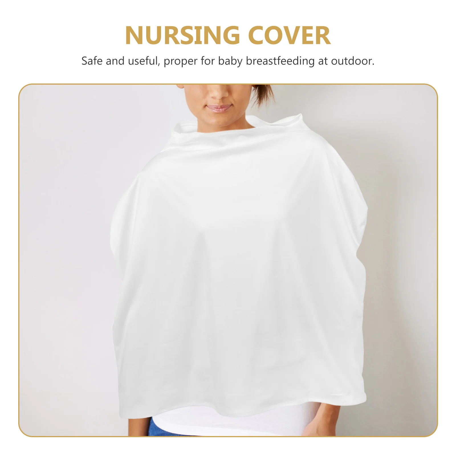 

Stroller Canopy Nursing Cover Breastfeeding Shawl Practical Useful Privacy Feeding Wrap Wonderful Gift Choice Friends