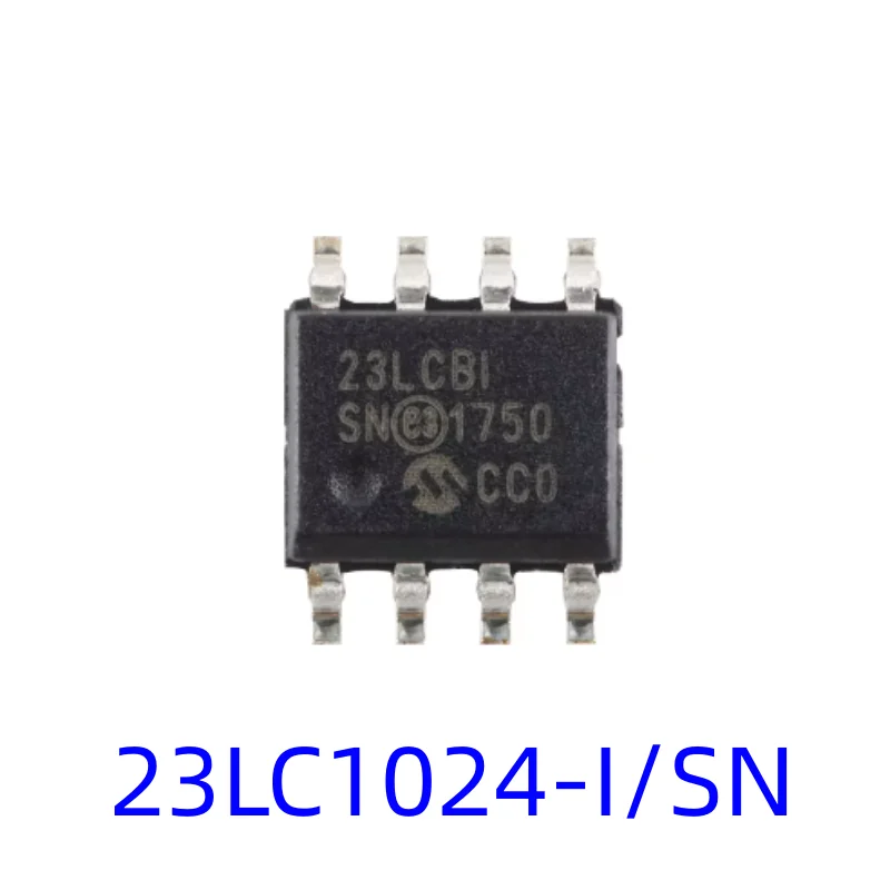 1-5pcs/lot 23LC1024-I/SN 23LC1024 23LCBI SOP-8 2.5-5.5V 1Mb SPI Serial SRAM Chip IC