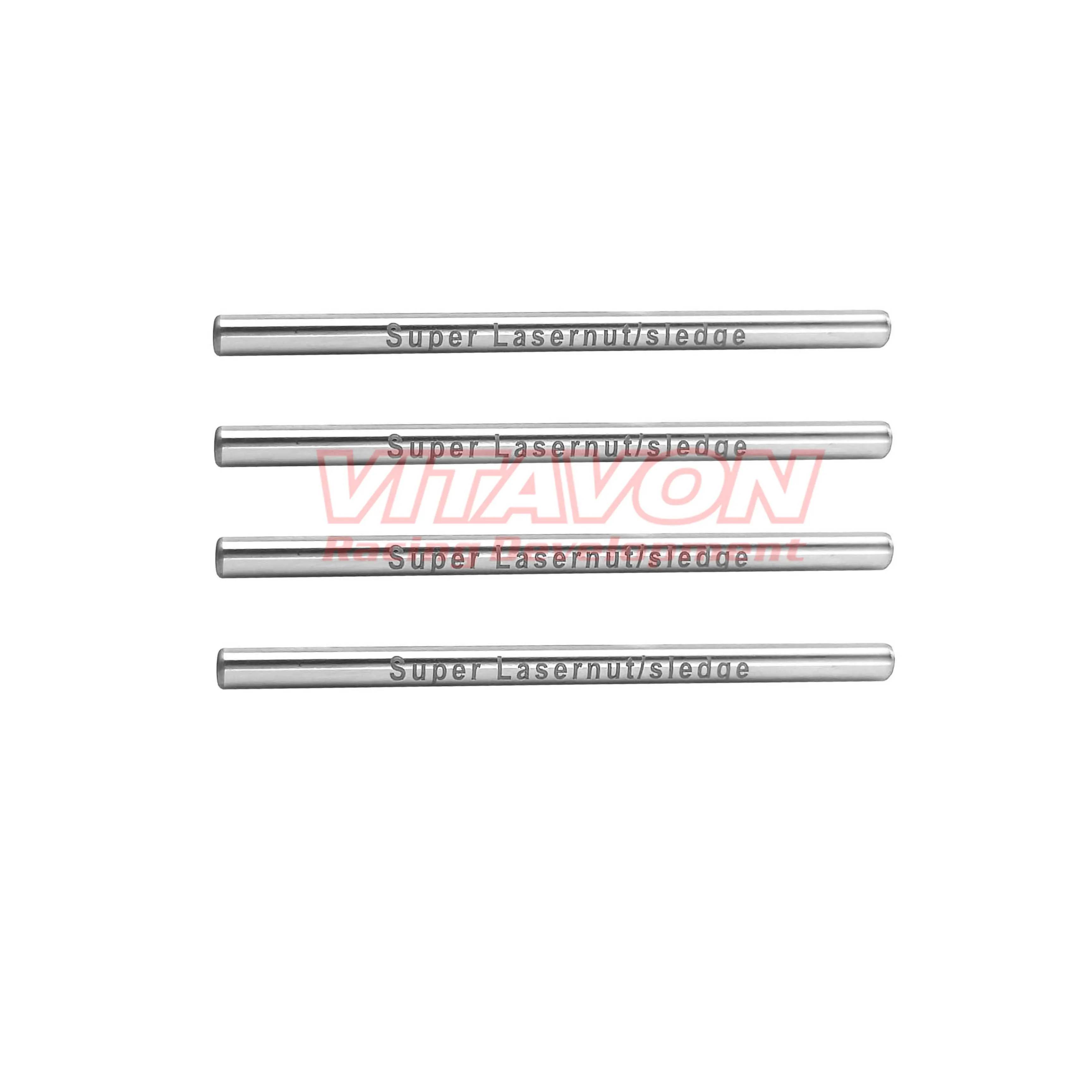 VITAVON HD Steel Hing Pins Set For Losi Super Laser Nut 1/6 & Traxxas Sledge