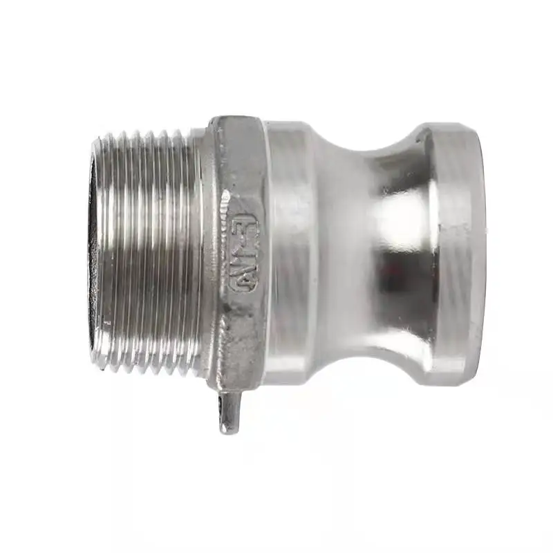 

304 F stainless steel quick connector 316 quick Ftype male head outer wire threaded welded water and oil pipe clamp 2/4/2.5 i