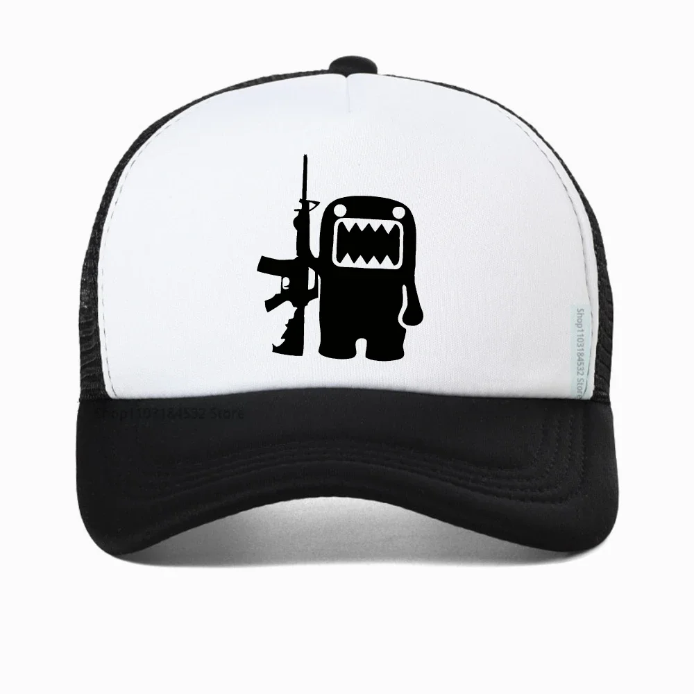 

Summer Rhinestone Funny Pattern Daily baseball cap Men and Women Simple Color Block Versatile mesh caps Breathable snapback hat