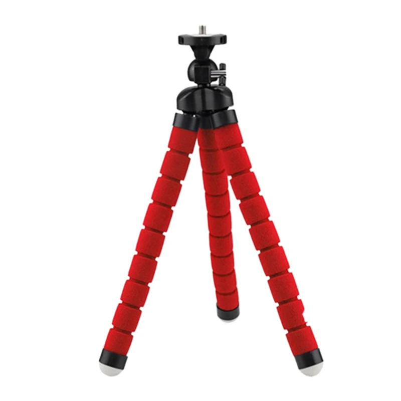 Mini Tripod for Phone Tripe Yg300/Yg230 Projector Camera Portable Tripod Can Be Bent (Red)