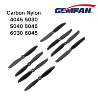4045 5030 5040 5045 6030 6045 Gemfan 2 Blade Props 2 Blade Carbon Nylon Propeller for RC Multirotor Drones Strong 4-6 inch 4Pair