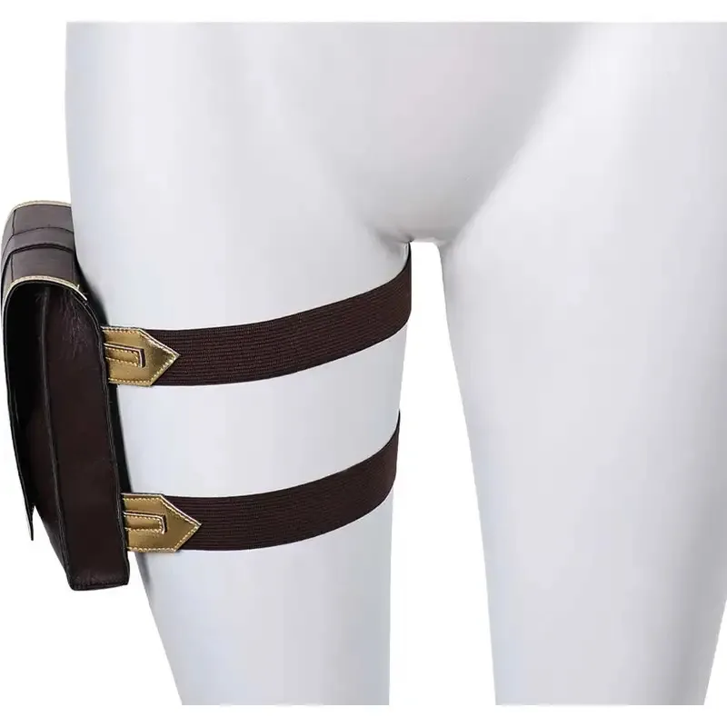 

ff34Disguise Arcane Caitlyn Сумка для ног PU Game LoL TV 2, аксессуары для костюмов для косплея, женский реквизит, нарядное платье для ролевых игр, вечерние