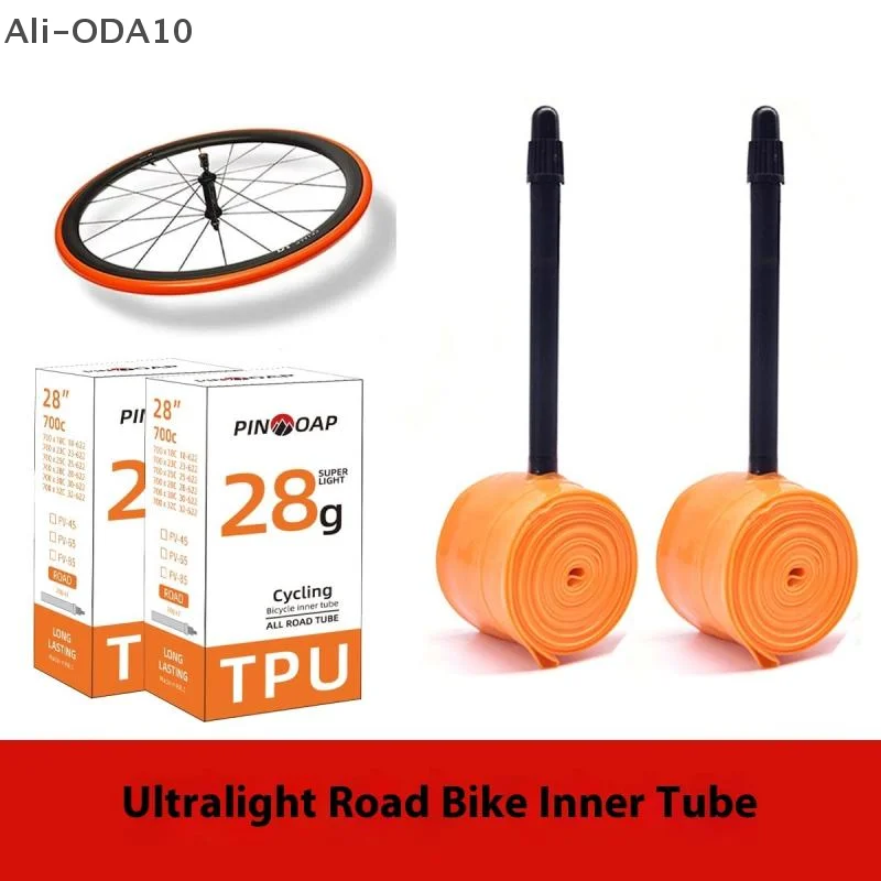 

Ultralight Bike Inner Tube Road Bicycle TPU Tire 65mm Length Valve Road Bicycle TPU Tire Super Light Tube