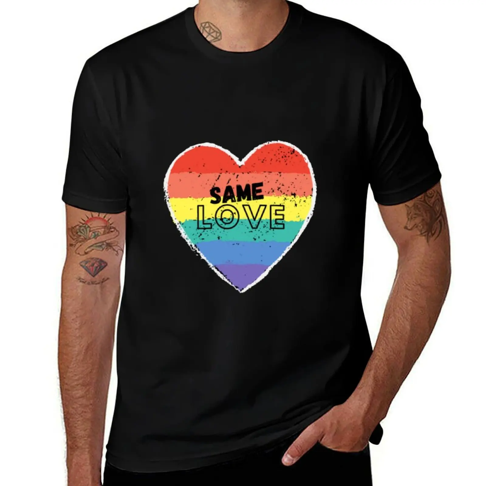 

Same Love T-Shirt man t shirts graphic t shirts for man cotton soft cotton tshirt 100% T-Shirt