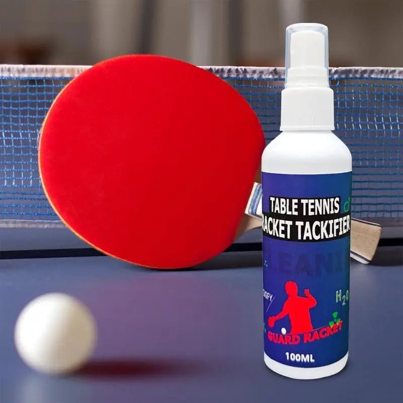 Nettoyant en caoutchouc pour raquette de tennis de table, soin pour raquette, aide à maintenir le caoutchouc, 100ml