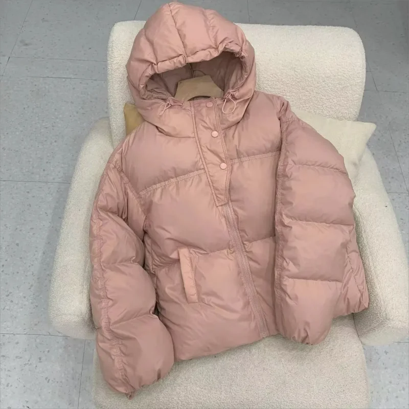 Oversize Cotton-padded Coats Women Short Outerwear Winter Thick Warm Hooded Puffy Bread Quilted Jackets Female coat women