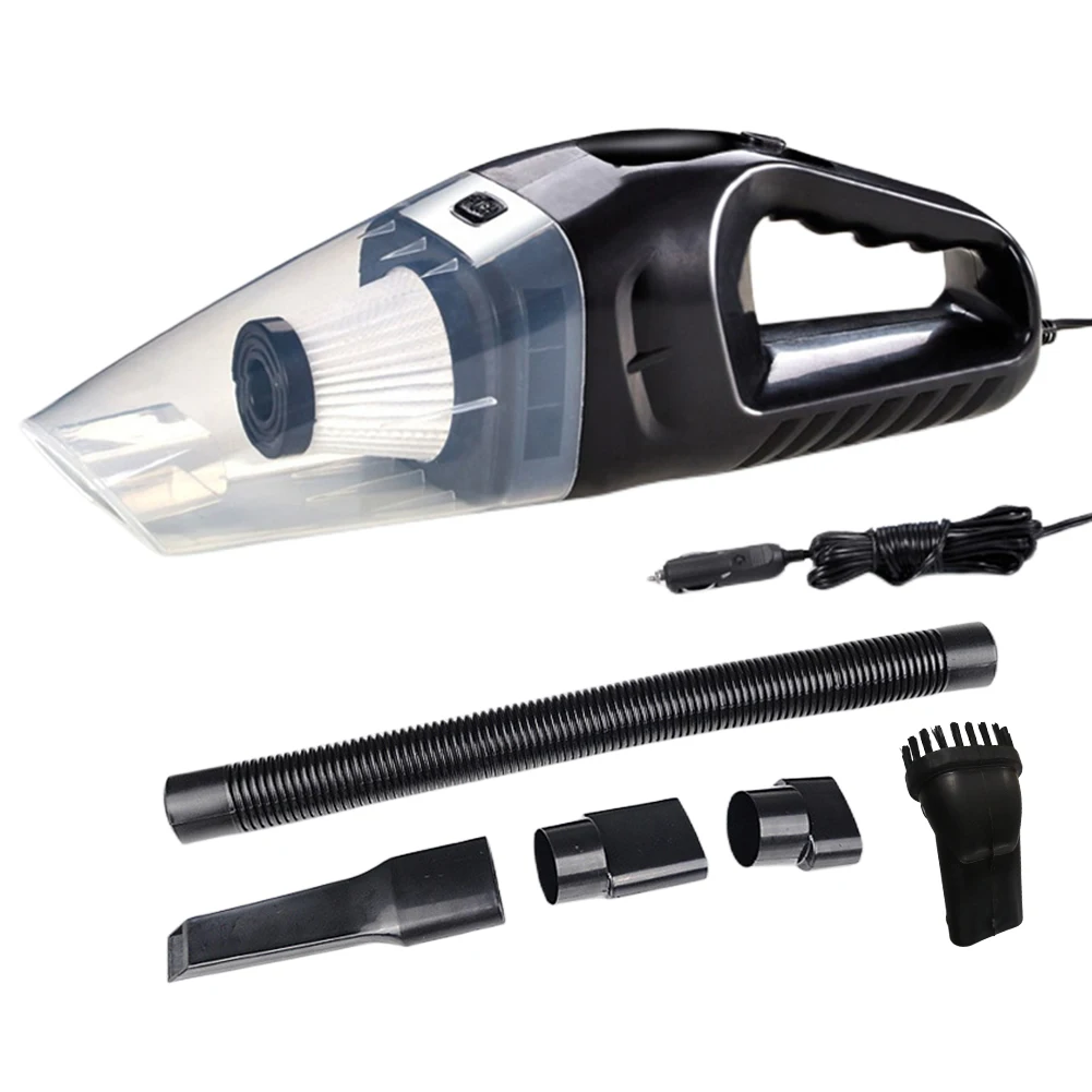 Powerful Hoover 120W Car Hoover Dry Wet Dual Use Mini Dust Collector with 5M Cable Auto Vacuum Cleaner for Vehicle Home Cleaning