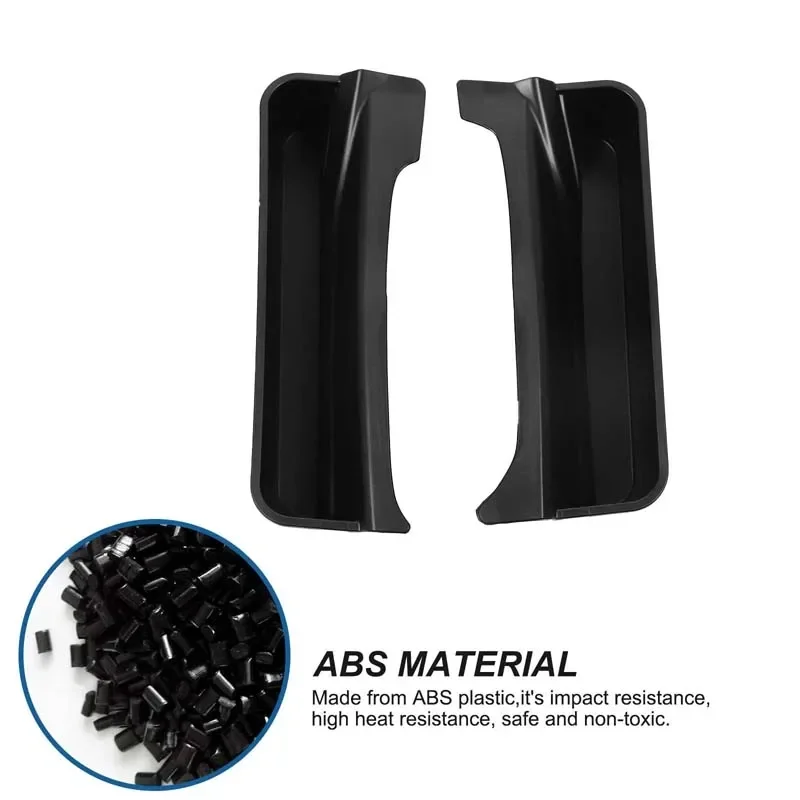 

2Pcs ABS Black For BMW 3 Series G20 2020+ Car central control gear side storage box mobile phone tray car interior accessories