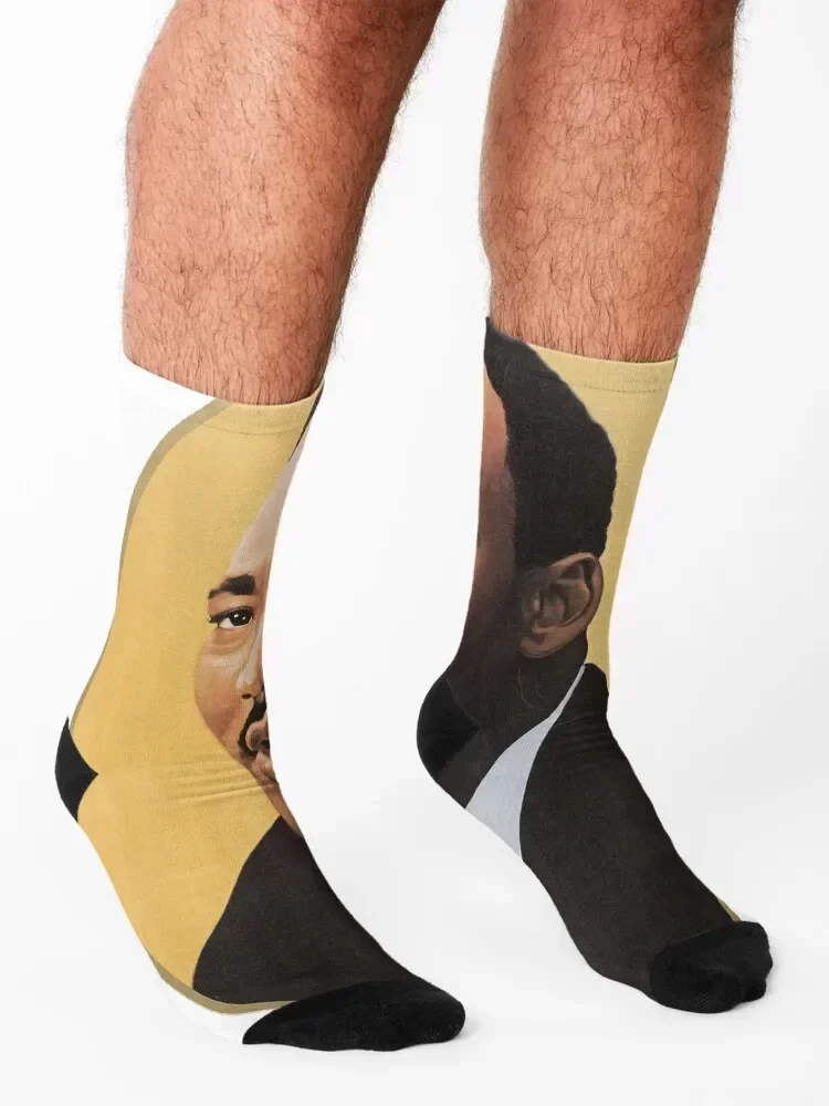 mlk jr Socks Non-slip winter gifts Soccer Women's Socks Men's