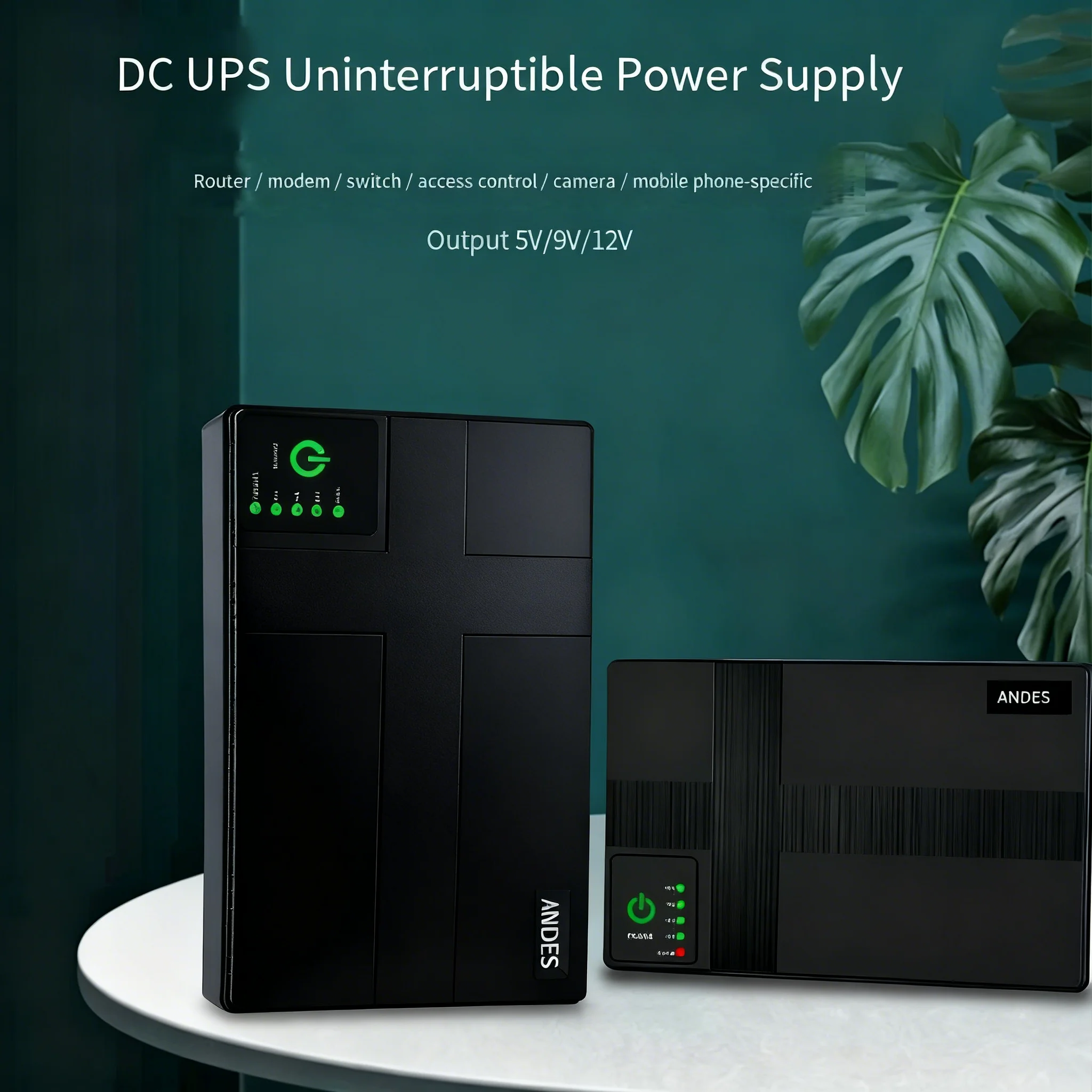 

Портативный источник питания постоянного тока для телефона с камерой маршрутизатора, выход 5 В, 9 В, 12 В, резервное копирование двойного устройства