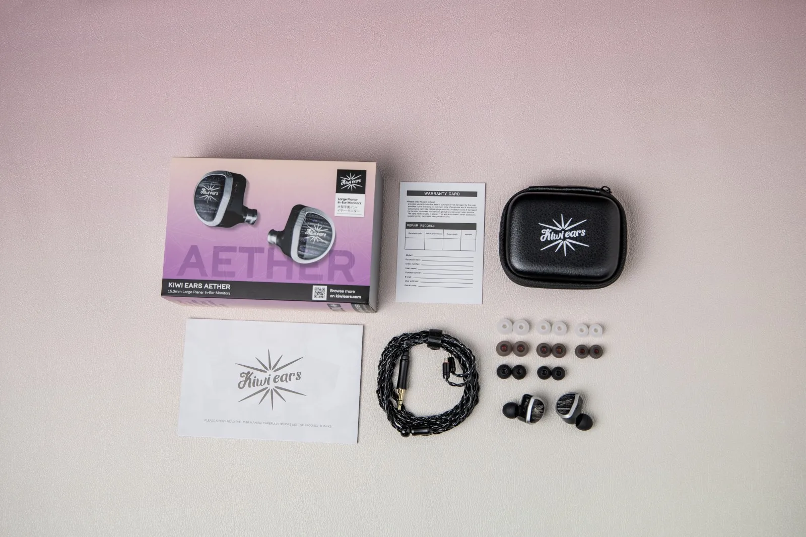 Linsoul Kiwi Ears Aether 15,3 mm großer planarer Treiber IEM Hifi-Kopfhörer mit abnehmbarem Kabelsystem für Gaming und Musiker – Detail 5