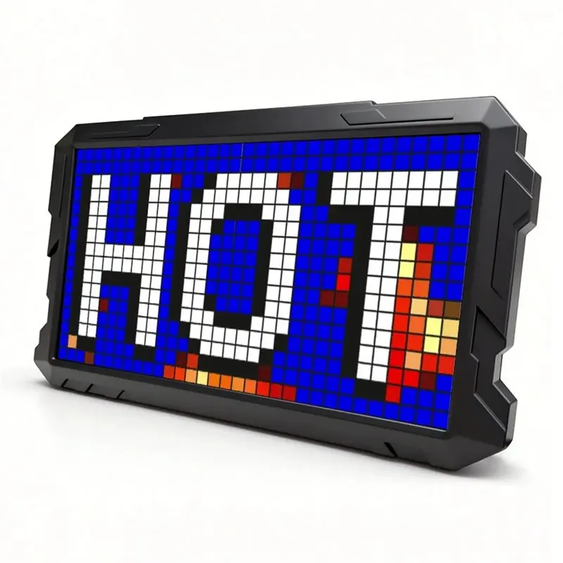 Matrix Pixel Display Screen Clock RGB Nightlight DIY Graffiti Animation Drawing Panel For Game Room Decor Gift Idea Pixel 16X32