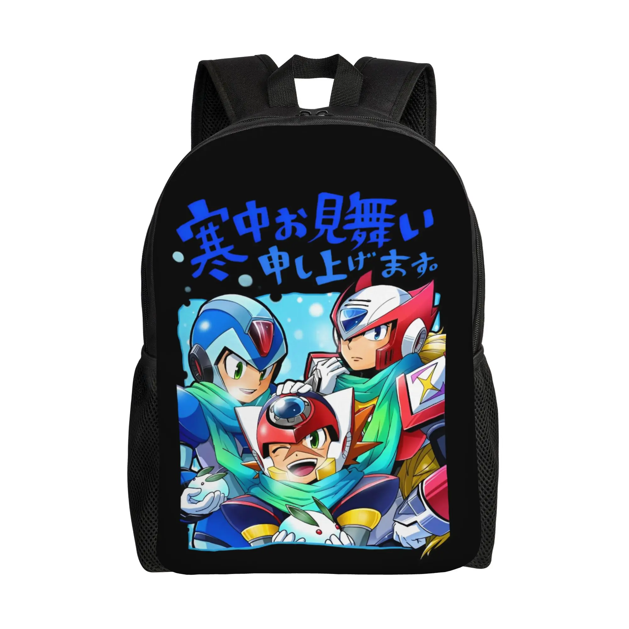 

Рюкзак Megaman X Mega Boy для мужчин и женщин, модный студенческий рюкзак для походов и путешествий, сумка через плечо для игр и учебы, прочная и долговечная.