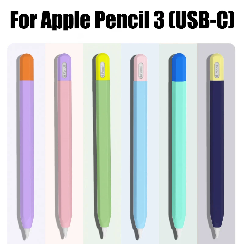 Stylus Cover For Apple Pencil 3 Smart Stylus  USB Type-c Protective Case Anti-scratch Protective Cover Sleeve